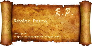 Révész Petra névjegykártya